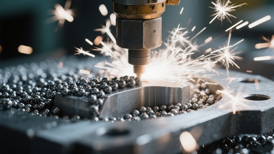 Купить Professional shot peening services for aerospace components Precision Shot Peening Technology Aluminum Shot Peening  online manufacture