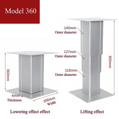 comprare Tavolo elevatore elettrico con tre impostazioni di altezza Tavolo elevatore elettrico regolabile in altezza Tavolo elevatore elettrico silenzioso Tavolo elevatore regolabile online manufacture