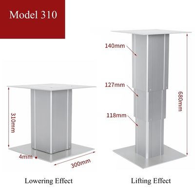 Buy Three-Stage Adjustable Desk Column Electric Lifting Platform online manufacture