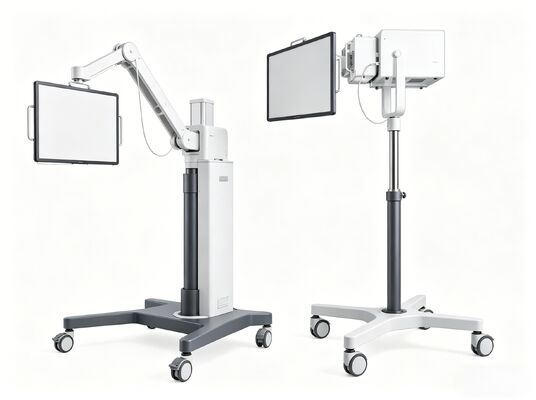 Buy Mobile Vertical X-ray Bucky Stand - Adjustable Height DR Panel Holder for Hospital/Clinic online manufacture