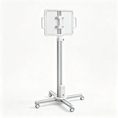 Buy Aluminum Portable Electric DR Bucky Stand, Hospital-Grade Vertical Electric Height Adjustable Chest X-ray Bucky Stand with Lockable Casters, Mobile Flat Panel Detector Support Stand online manufacture